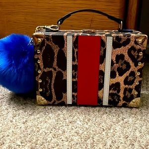 Small Cheetah box bag